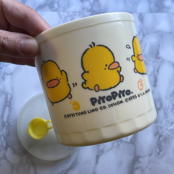 Vintage 1990's Rare Piyo Piyo Chan plastic organizer - Picture 2 of 10